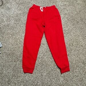 Red Jogger Pants